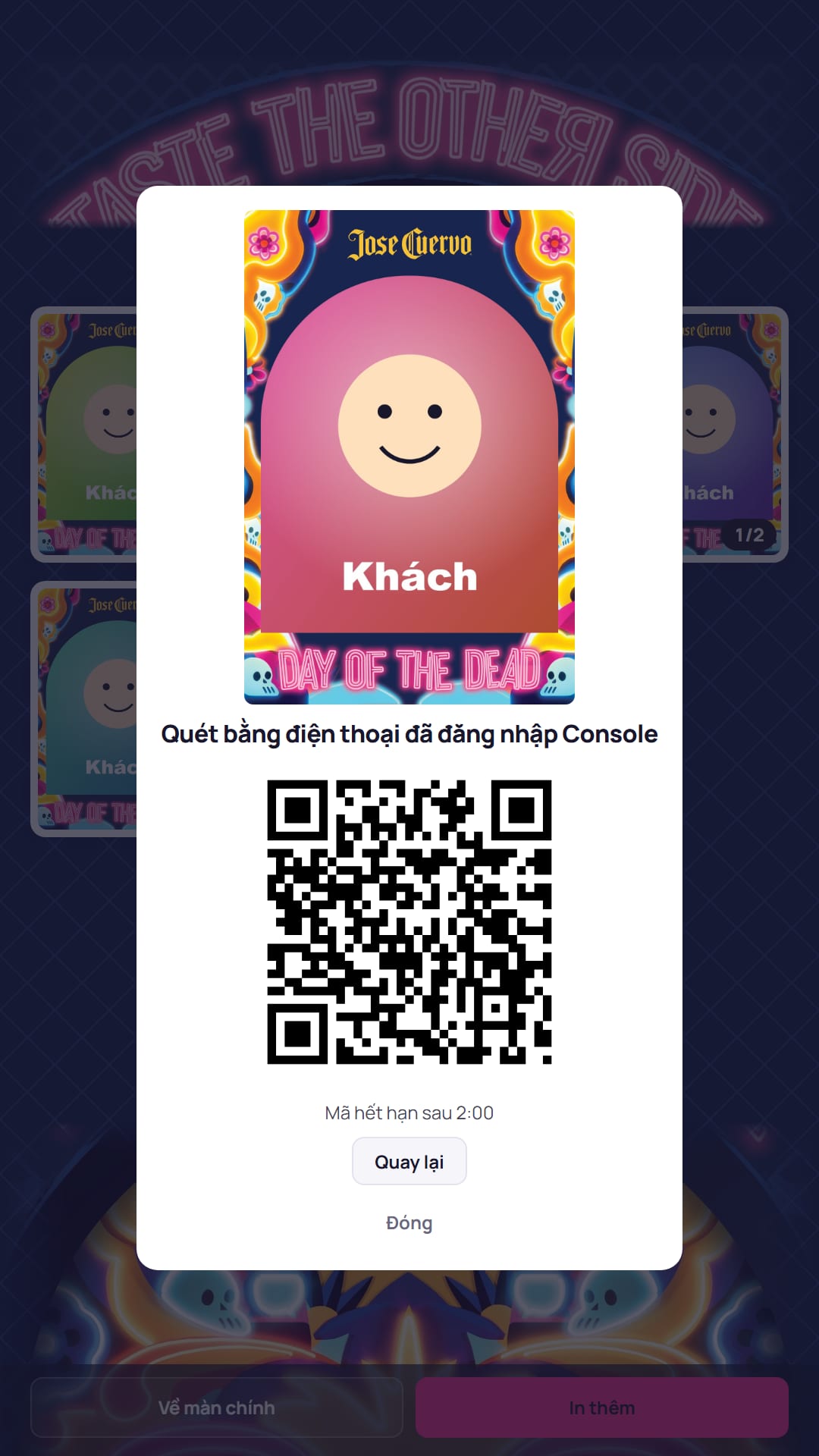 QR mở khóa nhân viên