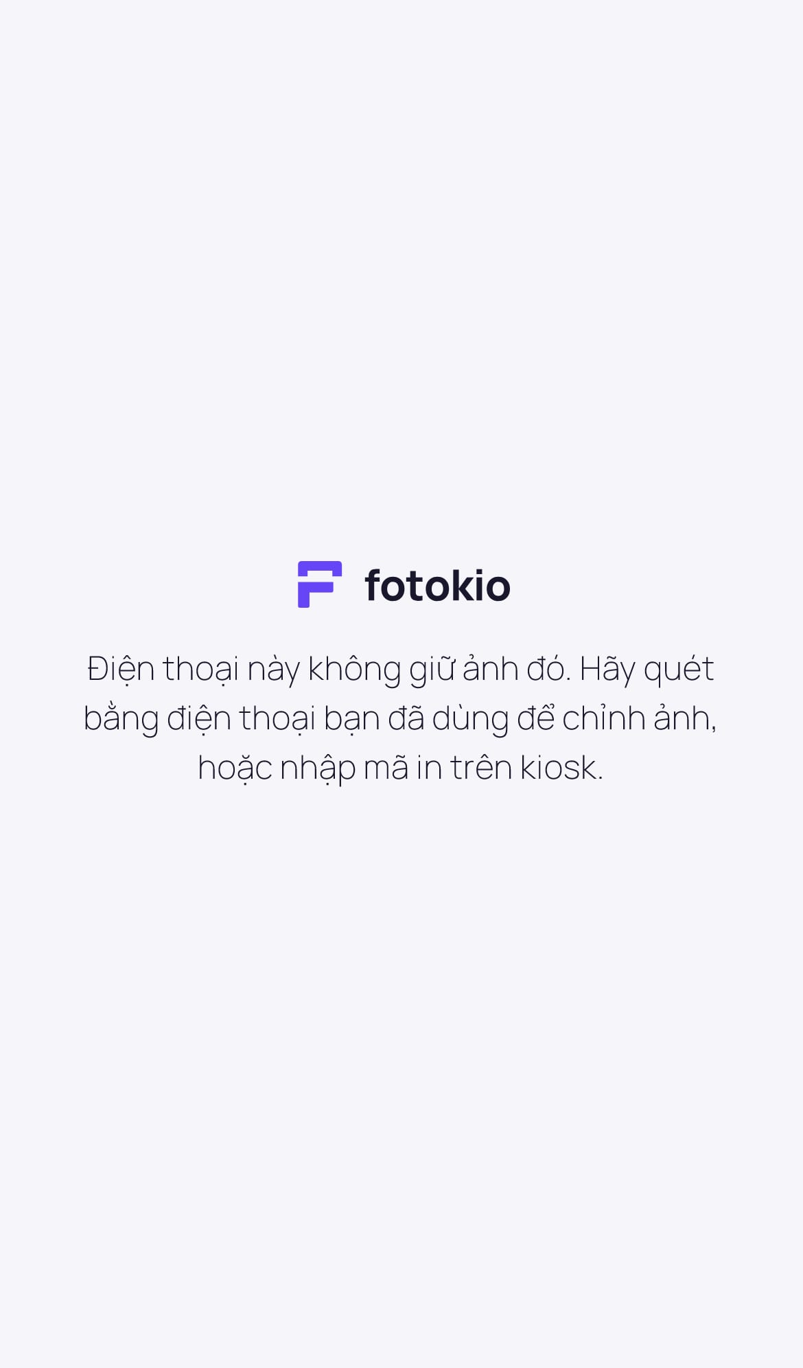 Không phải máy này